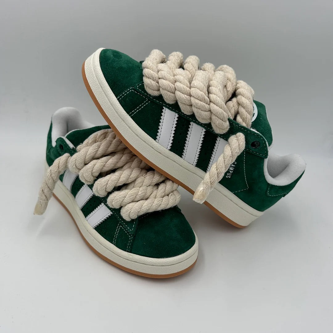 Adidas Campus 00’ Rope Laces Forest Green/White