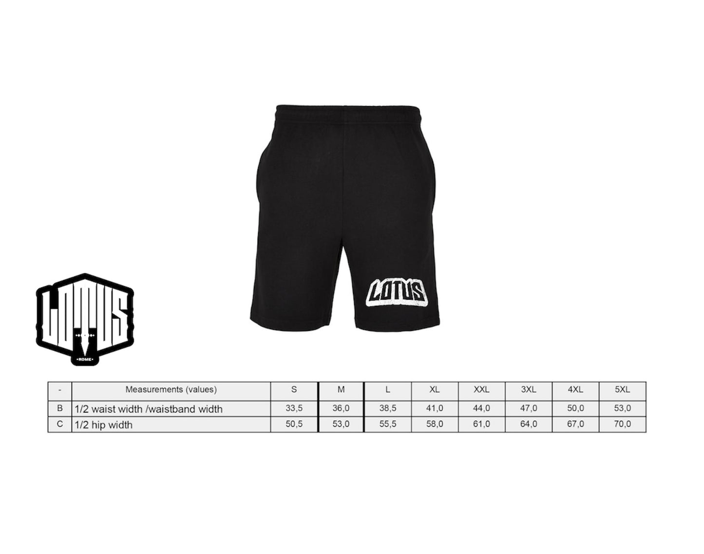 Sweatshorts Classic Black